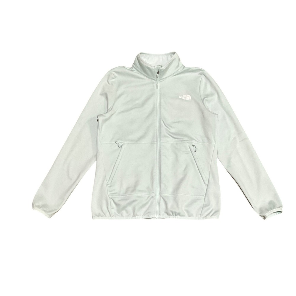 The North Face Women Mint Full Zip Fleece Lined Jacket Zip Pockets Size M